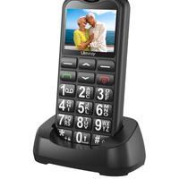 Telefono cellulare per persone anziane con base