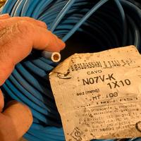 cavo unipolare 1x10 blu