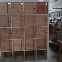 scaffale Ikea con 25 cubi 20 sportelli + serrature