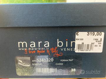 Mara Bini mocassino cuoio donna taglia 38