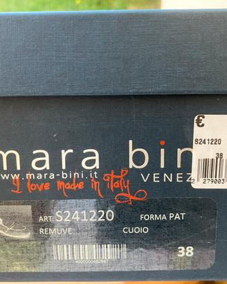 Mara Bini mocassino cuoio donna taglia 38