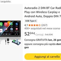 CAR RADIO LCD CON TELECAMERA 