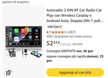 CAR RADIO LCD CON TELECAMERA 