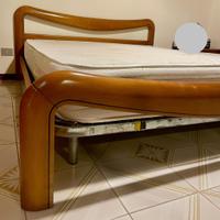 Struttura letto matrimoniale legno
