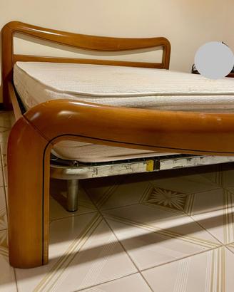 Struttura letto matrimoniale legno