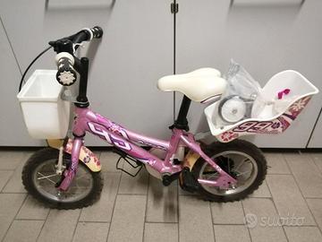 BICI PER BAMBINA DA 3 ANNI A 6 CON ROTELLE