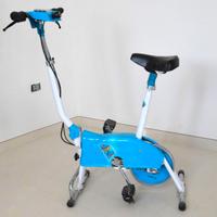 Cyclette da camera, da casa, azzurra VERY LINE.