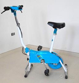 Cyclette da camera, da casa, azzurra VERY LINE.