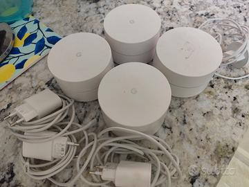 GOOGLE WIFI EXTENDER (4) MESH PER CIRCA 200 MQ
