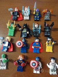 16 minifigure compatibili lego Avengers Marvel 