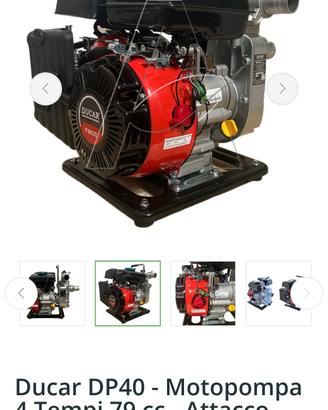 motopompa autoadescante 4t