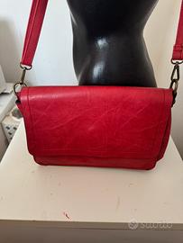 Borsa Paolo Bags , in pelle rossa