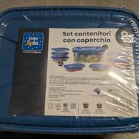 set 8 contenitori ermetici eurospin nuovi sigillat