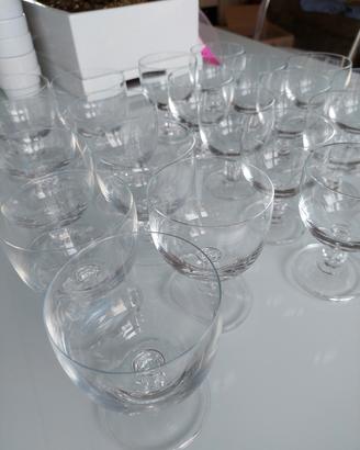 Servizio 20 bicchieri acqua e vino