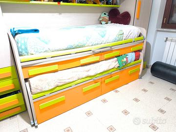 Letto singolo doppio 