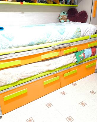 Letto singolo doppio 