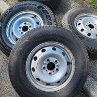 GOMME 225/70 R15C 4 stagioni + CERCHIONI
