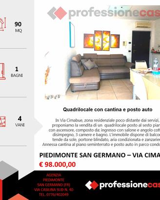 Quadrilocale con cantina