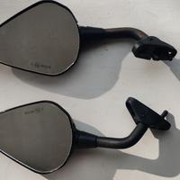 Coppia di specchietti moto Barracuda universali