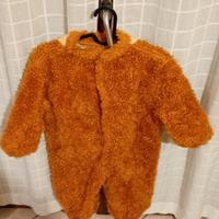 Vestito carnevale orsetto taglia 2/3 anni
