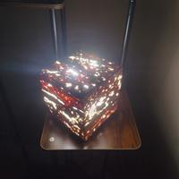 lampada casa in marmo