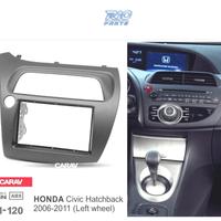 CORNICE NERA RADIO 2-DIN PER HONDA CIVIC HATCHBACK