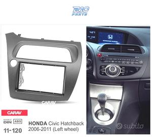 CORNICE NERA RADIO 2-DIN PER HONDA CIVIC HATCHBACK