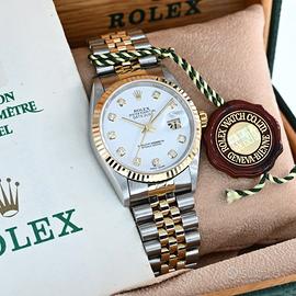 Rolex datejust ref. 16233 Diamon Dial full set