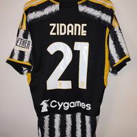 maglia Zidane match issue preparata Juventus 