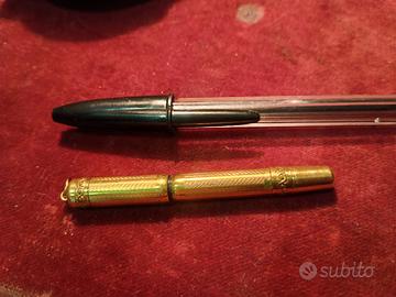 mini penna stilografica Mont Blanc Gold vintage
