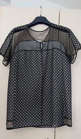 Camicia da donna con trasparenze