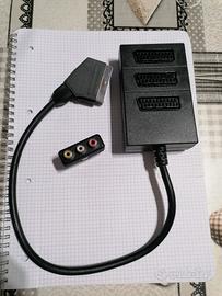 Adattatore Scart RCA+ multipla scart