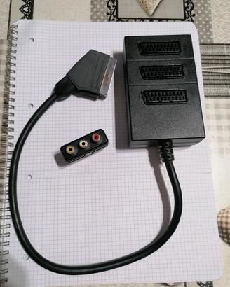 Adattatore Scart RCA+ multipla scart