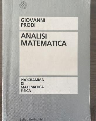 Analisi Matematica  - Giovanni Prodi