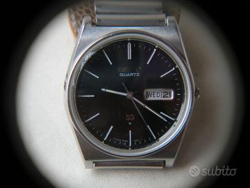 Seiko SQ anni 80 7546/9000 acciaio mm.36