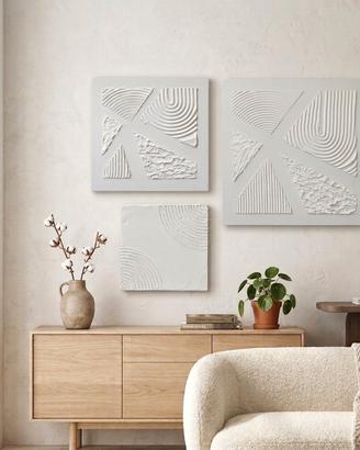 Set 3 Pezzi Minimal 3D