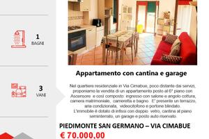 Attico con 2 camere,cantina,terrazzo e garage