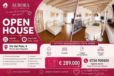 SPLENDIDO ATTICO con TERRAZZO VISTA MARE