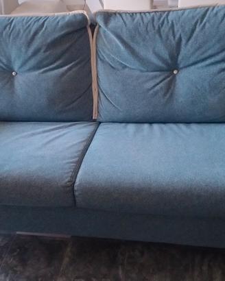 Divano letto 3 posti con materasso - Made in Italy