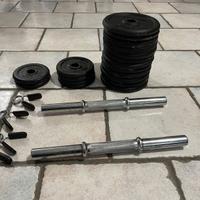 Manubri per palestra e pesi come da foto