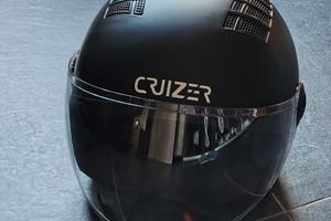 Casco moto M e guanti 