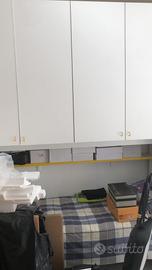 Armadio modulabile con doppio letto estraibile