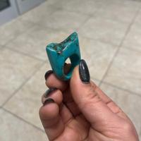 Anello in pietra di turchese