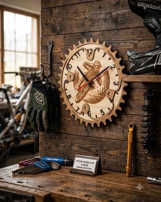 Orologio da Parete Artigianale MTB / Enduro