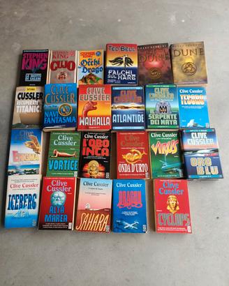 libri Stephen King Clive Cussler