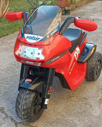 Moto elettrica Ducati 3 ruote per bimbi 