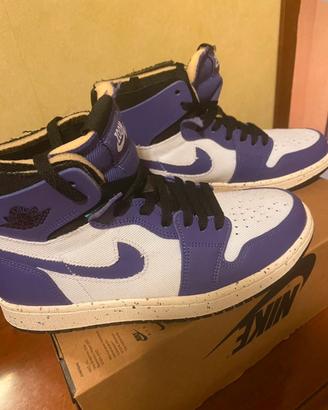 Air Jordan 1  "Crater Purple"- Viola zoom air cmft