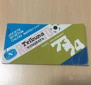 Abbonamento Calcio Napoli 1973/74