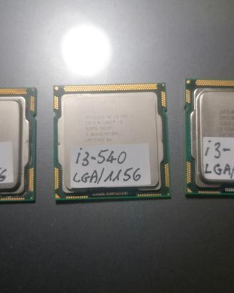 LOTTO CPU INTEL LGA 1156