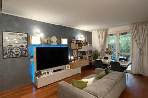 Ampio appartamento seminuovo con giardino privato